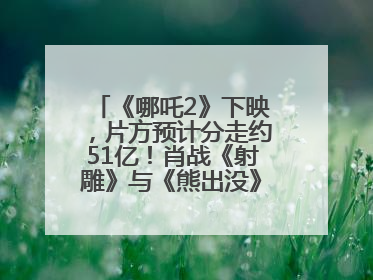 《哪吒2》下映，片方预计分走约51亿！肖战《射雕》与《熊出没》今晚都将下映