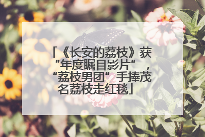 《长安的荔枝》获“年度瞩目影片”，“荔枝男团”手捧茂名荔枝走红毯