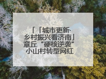 「城市更新· 乡村振兴看济南」章丘“硬核逆袭” 小山村转型网红打卡地