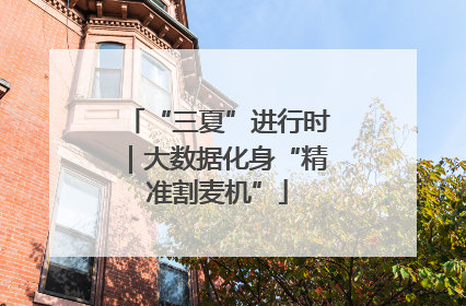 “三夏”进行时｜大数据化身“精准割麦机”