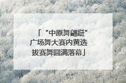 “中原舞翩跹”广场舞大赛内黄选拔赛舞圆满落幕