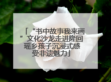“书中故事我来画”文化沙龙走进隆回 瑶乡孩子沉浸式感受非遗魅力