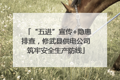 “五进”宣传+隐患排查，修武县供电公司筑牢安全生产防线