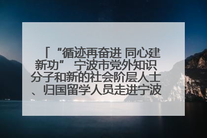 “循迹再奋进 同心建新功” 宁波市党外知识分子和新的社会阶层人士、归国留学人员走进宁波舟山港穿山港区