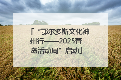 “鄂尔多斯文化神州行——2025青岛活动周”启动