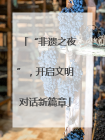 “非遗之夜”，开启文明对话新篇章