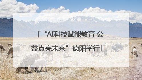 “AI科技赋能教育 公益点亮未来”德阳举行