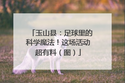 玉山县：足球里的科学魔法！这场活动超有料（图）