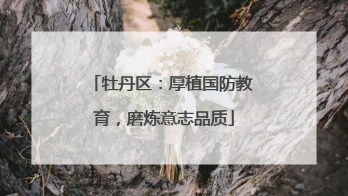 牡丹区：厚植国防教育，磨炼意志品质