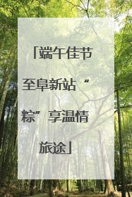 端午佳节至阜新站“粽”享温情旅途