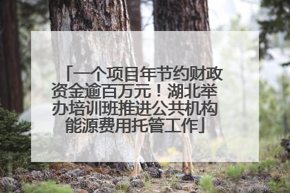 一个项目年节约财政资金逾百万元！湖北举办培训班推进公共机构能源费用托管工作