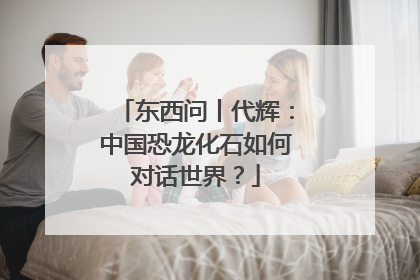 东西问丨代辉：中国恐龙化石如何对话世界？