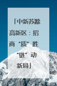 中新苏滁高新区：招商“质”胜 “链”动新局