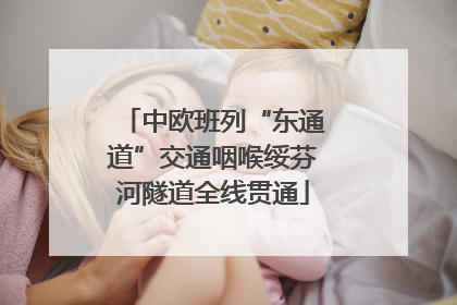 中欧班列“东通道”交通咽喉绥芬河隧道全线贯通