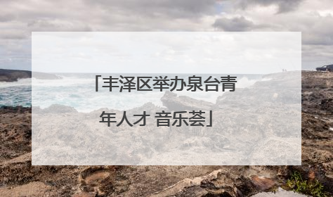 丰泽区举办泉台青年人才 音乐荟