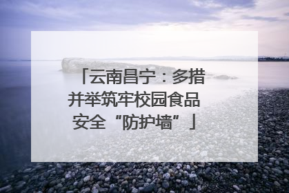 云南昌宁：多措并举筑牢校园食品安全“防护墙”