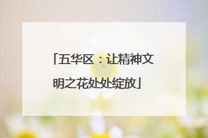 五华区：让精神文明之花处处绽放