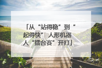从“站得稳”到“起得快” 人形机器人“擂台赛”开打