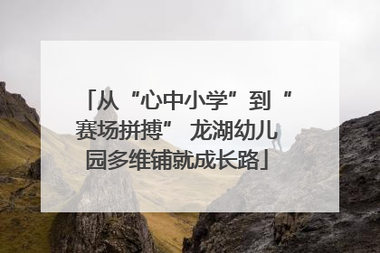 从“心中小学”到“赛场拼搏” 龙湖幼儿园多维铺就成长路