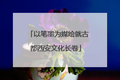 以笔墨为媒绘就古都西安文化长卷