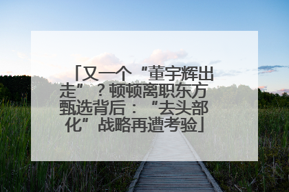 又一个“董宇辉出走”？顿顿离职东方甄选背后：“去头部化”战略再遭考验