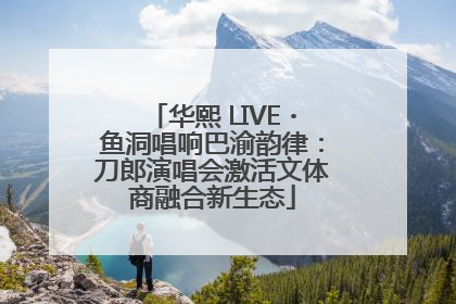 华熙 LIVE・鱼洞唱响巴渝韵律：刀郎演唱会激活文体商融合新生态