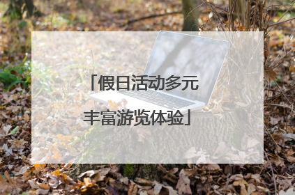 假日活动多元 丰富游览体验