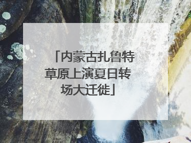 内蒙古扎鲁特草原上演夏日转场大迁徙