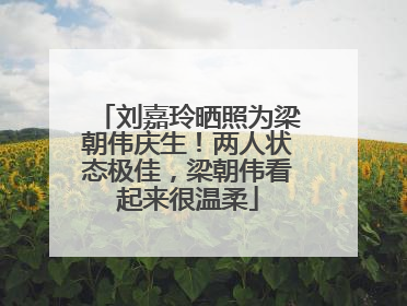 刘嘉玲晒照为梁朝伟庆生！两人状态极佳，梁朝伟看起来很温柔