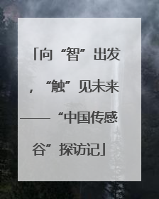 向“智”出发，“触”见未来——“中国传感谷”探访记