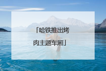哈铁推出烤肉主题车厢