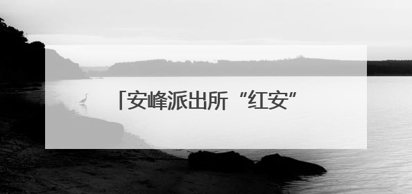 安峰派出所“红安”调解室：小调解撬动大治理的乡村实践