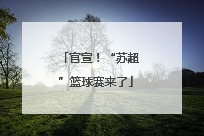 官宣！“苏超”篮球赛来了