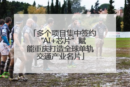 多个项目集中签约 “AI+芯片”赋能重庆打造全球单轨交通产业名片