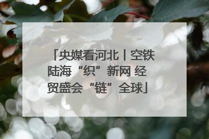 央媒看河北丨空铁陆海“织”新网 经贸盛会“链”全球