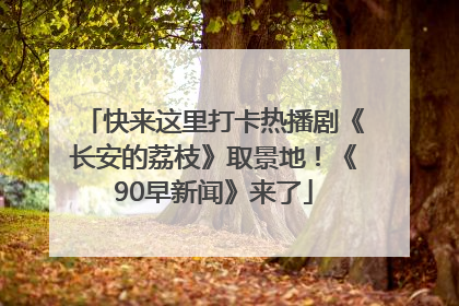 快来这里打卡热播剧《长安的荔枝》取景地！《90早新闻》来了