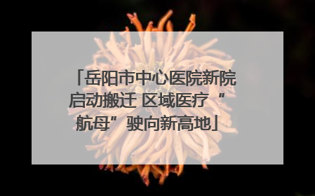 岳阳市中心医院新院启动搬迁 区域医疗“航母”驶向新高地