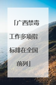 广西禁毒工作多项指标排在全国前列