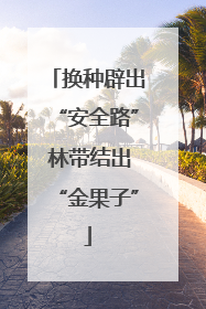 换种辟出“安全路” 林带结出“金果子”