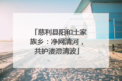 慈利县阳和土家族乡：净网清河，共护溇澧清波