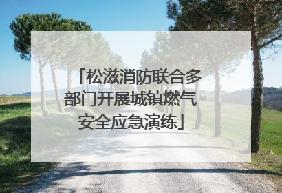 松滋消防联合多部门开展城镇燃气安全应急演练