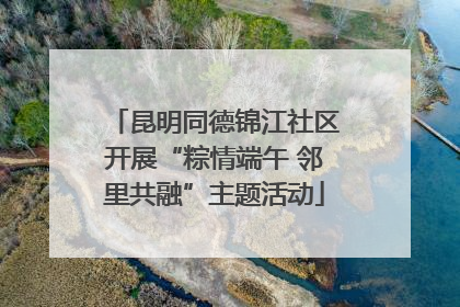 昆明同德锦江社区开展“粽情端午 邻里共融”主题活动