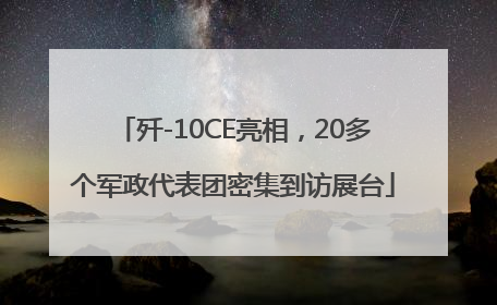 歼-10CE亮相，20多个军政代表团密集到访展台