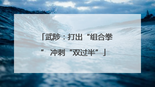 武陟：打出“组合拳” 冲刺“双过半”