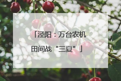 泾阳：万台农机田间战“三夏”