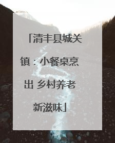 清丰县城关镇：小餐桌烹出 乡村养老新滋味