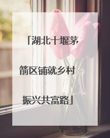 湖北十堰茅箭区铺就乡村振兴共富路