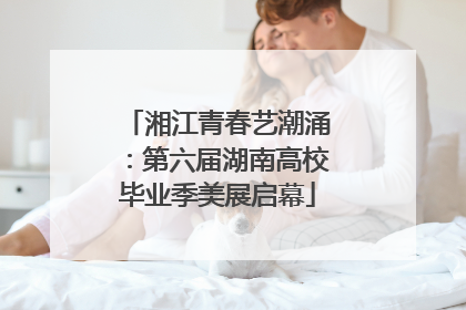 湘江青春艺潮涌：第六届湖南高校毕业季美展启幕
