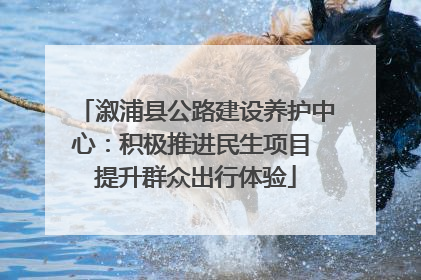 溆浦县公路建设养护中心：积极推进民生项目 提升群众出行体验