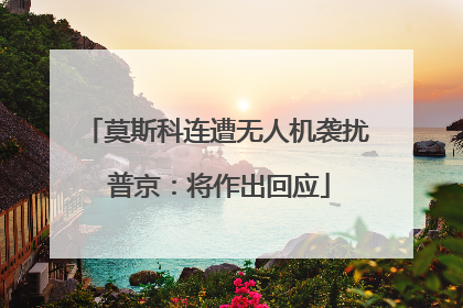 莫斯科连遭无人机袭扰 普京：将作出回应